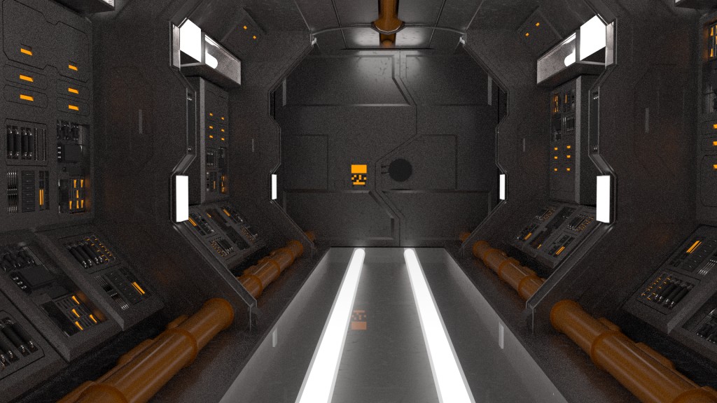 Space Corridor Cycles preview image 1